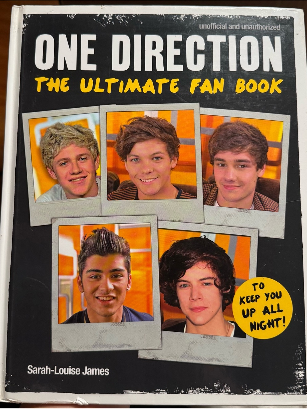 Claire's One Direction Fan Poster - Black & Yellow Pop Collage